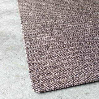 Herringbone Pewter Discounted Rug (One-Off Online Offer)